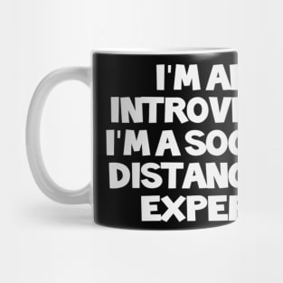 Social distancing introvert Mug